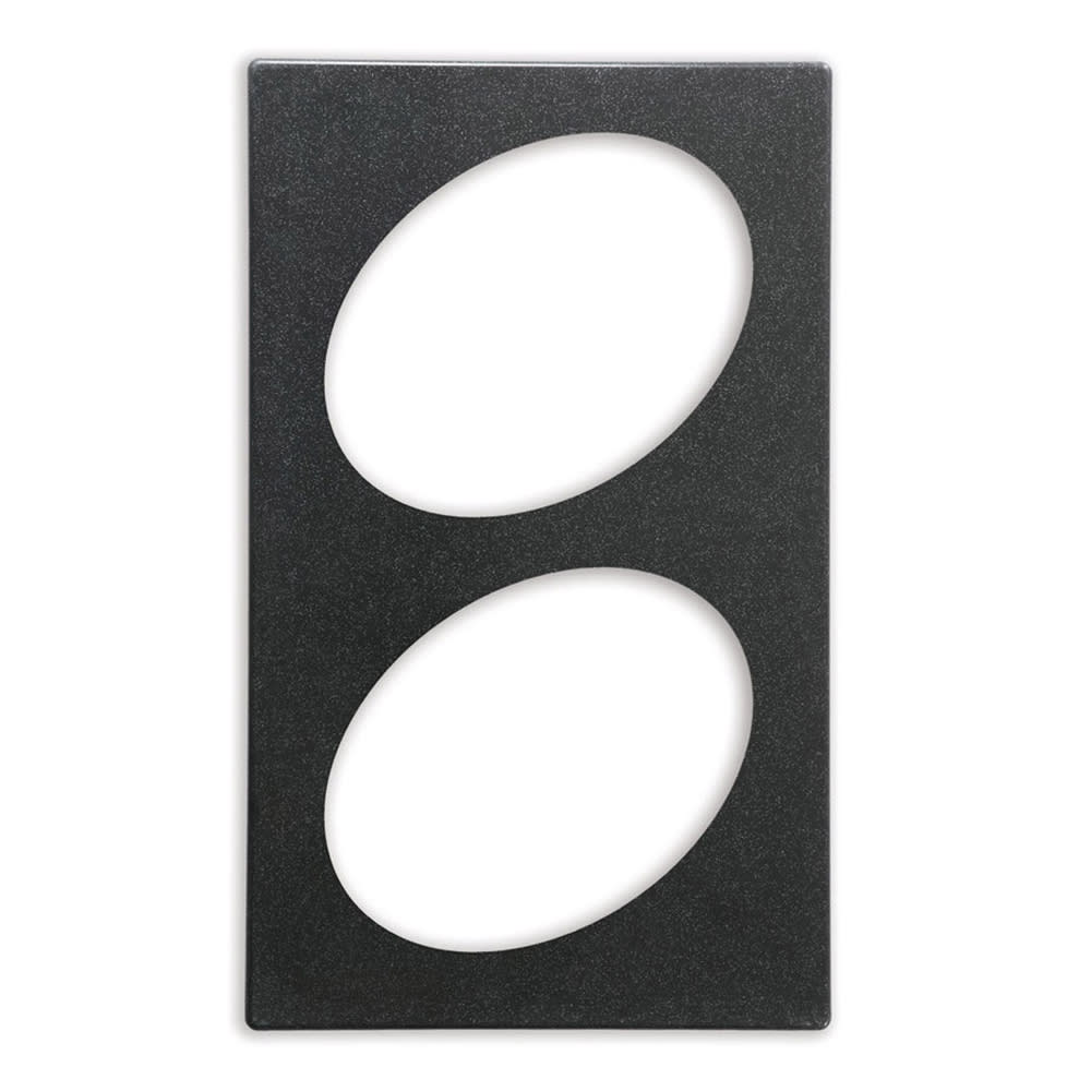 Vollrath 8243210 Miramar® Template - (2) Oval Au Gratins, 21 1/8" x 12 3/4", Resin