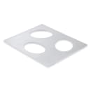 Vollrath 8250114 Miramar® Template - Double-Well, (3) Small Oval Pans, 21 1/8" x 25 3/4", Stainless thumbnail 2