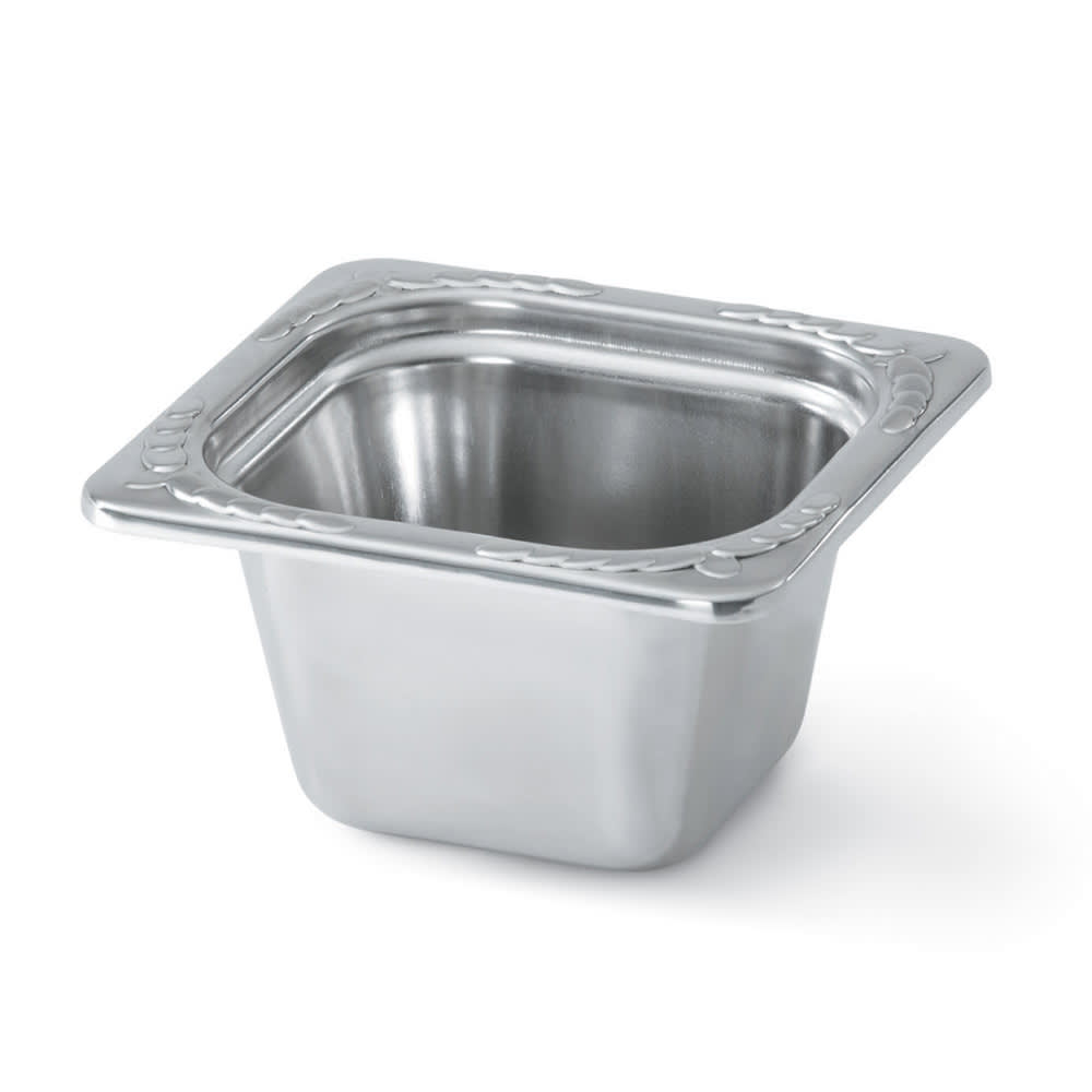 Vollrath 8264220 Miramar® 1/6 Size Decorative Foodpan - Stainless