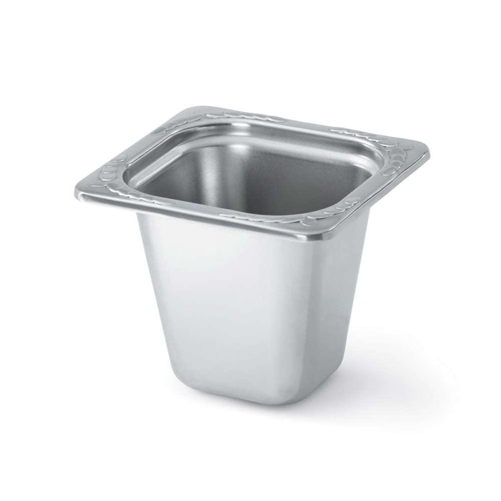Vollrath 8266220 Miramar® 1/6 Size Decorative Foodpan - Stainless
