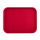Vollrath 86100 Plastic Fast Food Tray -  14"L x 10"W, Red thumbnail 2