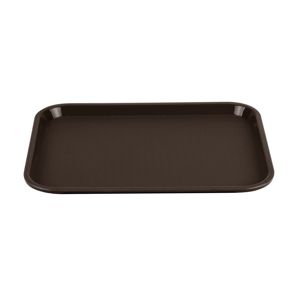 Vollrath 86101 Plastic Fast Food Tray -  14"L x 10"W, Brown