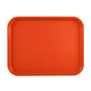 Vollrath 86104 Plastic Fast Food Tray -  14"L x 10"W, Orange thumbnail 2