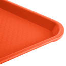 Vollrath 86104 Plastic Fast Food Tray -  14"L x 10"W, Orange thumbnail 4