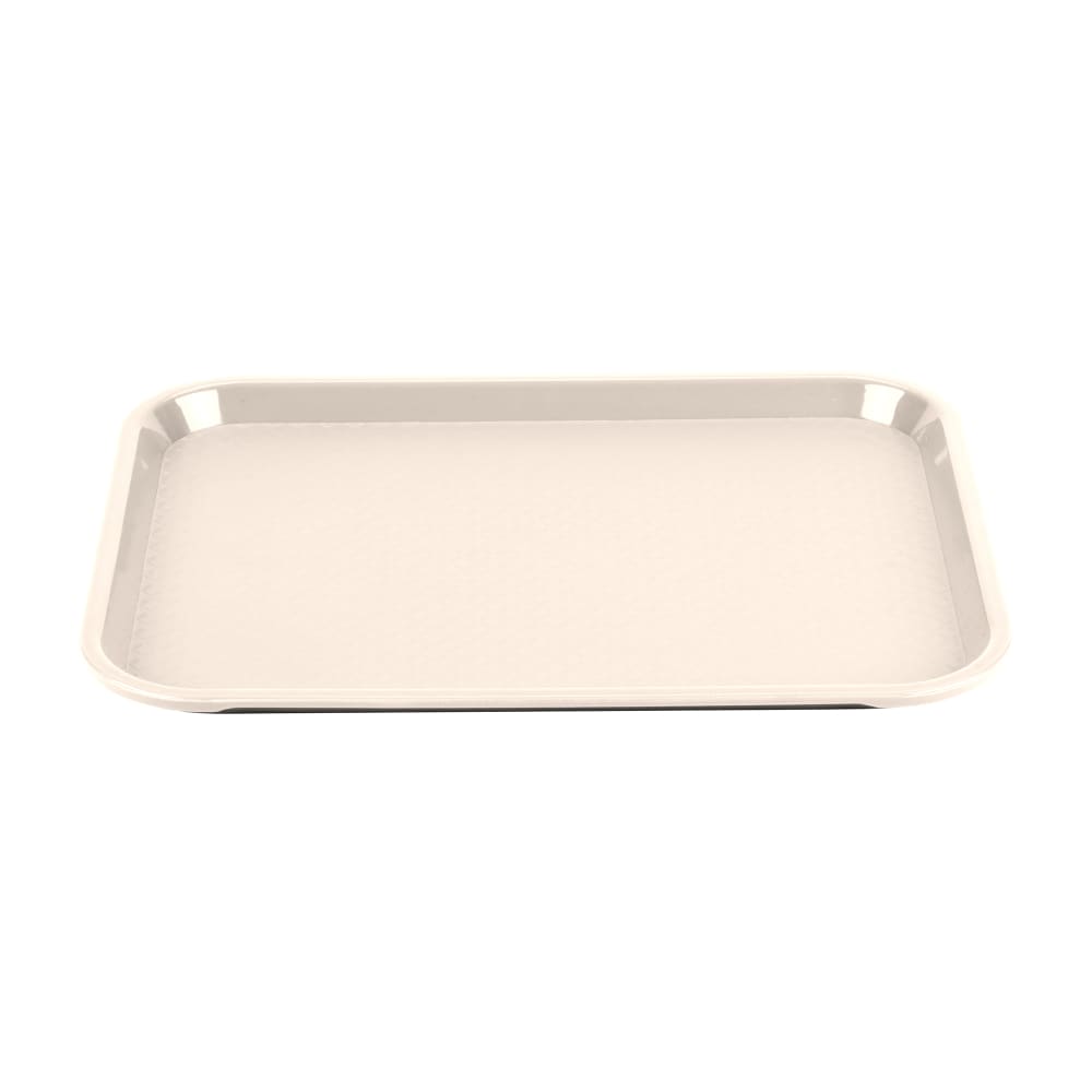 Vollrath 86106 Plastic Fast Food Tray -  14"L x 10"W, Almond