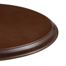 Vollrath 86334 Oval Cork-Lined Serving Tray - 23x28", Laminate, Brown thumbnail 6