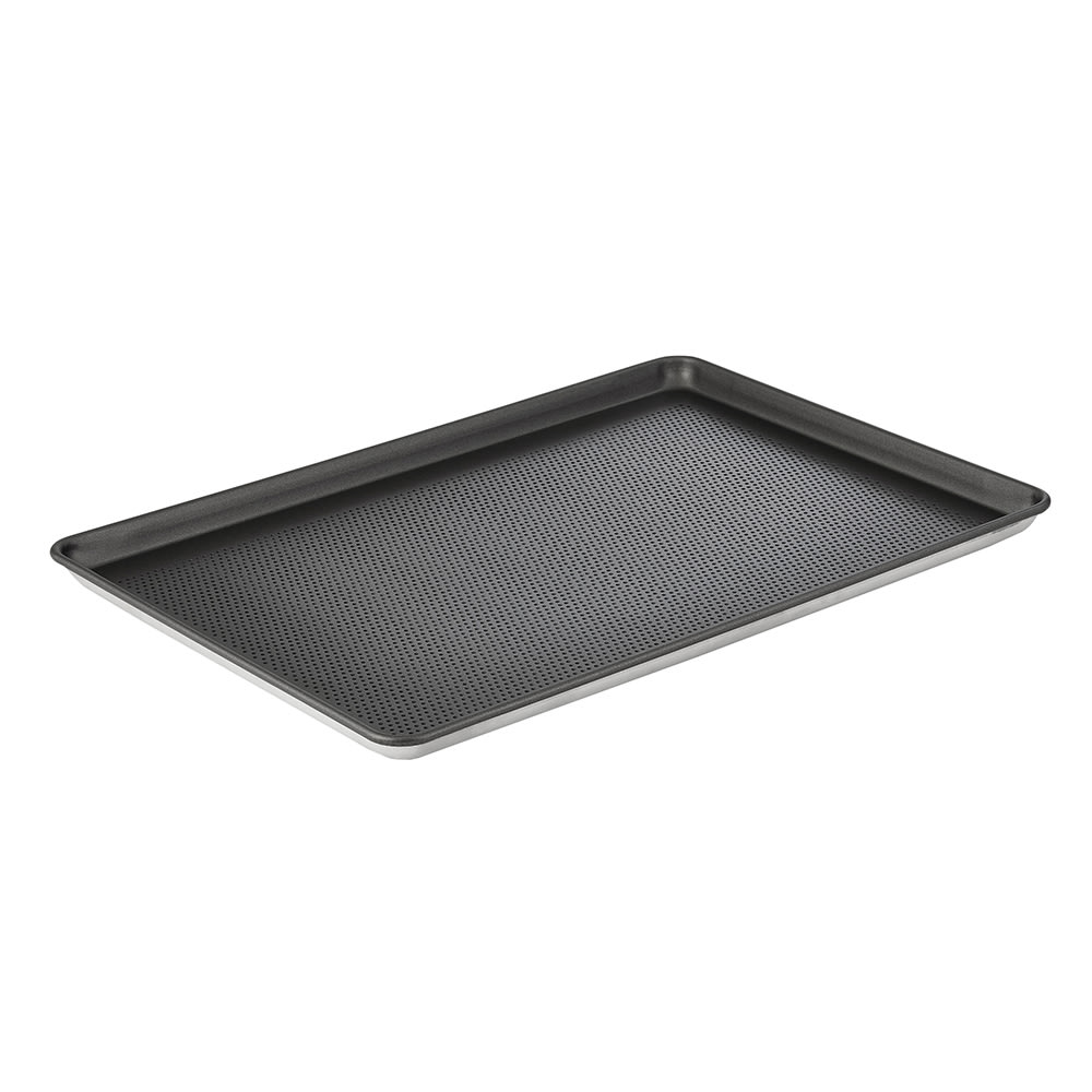 Vollrath 9002NSP 1/1 Full Size Bun / Sheet Pan - 26" x 18" x 1", 18 gauge Aluminum, Perforated