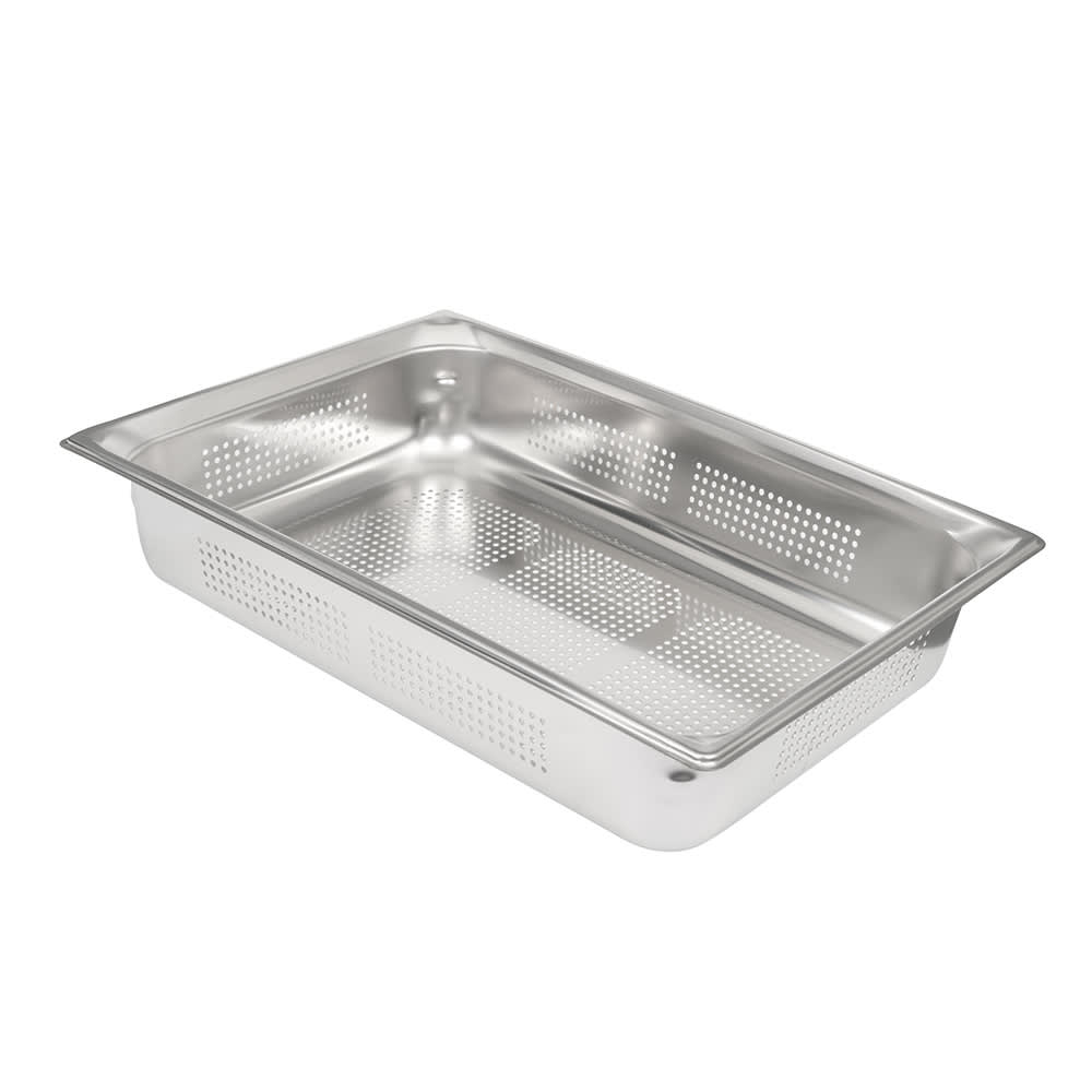 Vollrath 90043 Super Pan 3® Full Size Perforated Steam Pan - Stainless Steel
