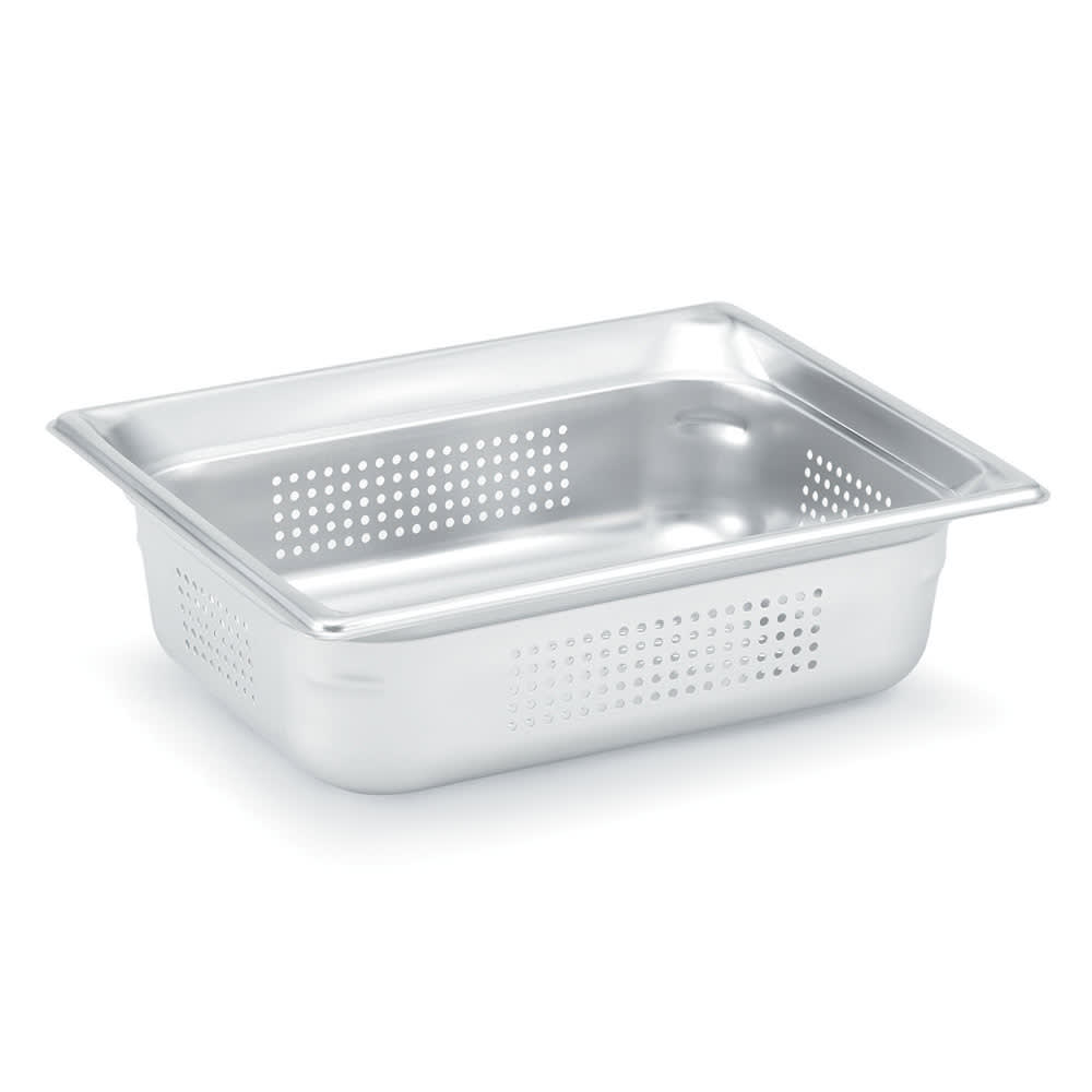 Vollrath 90223 Super Pan 3® Half Size Perforated Steam Pan - Stainless Steel