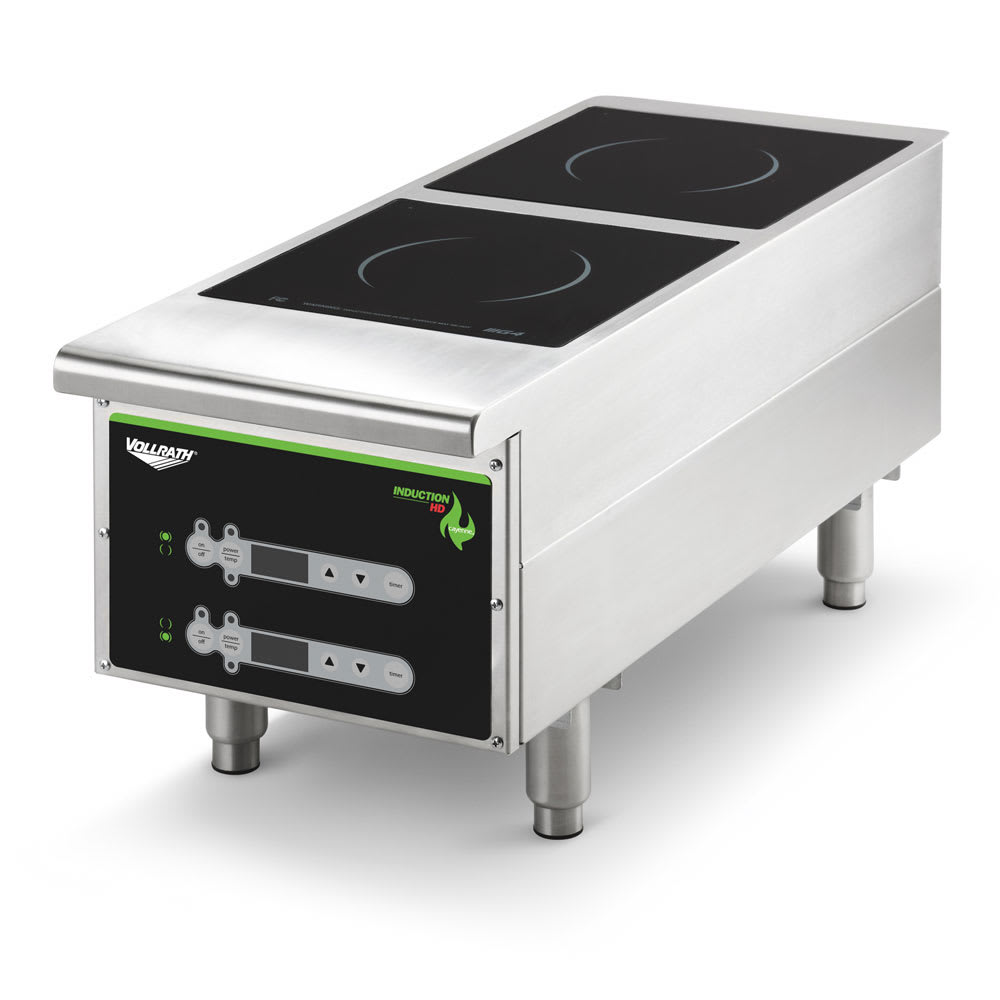 Vollrath 912HIDC Cayenne® Countertop Induction Cooktop w/ (2) Burners, 208-240v/1ph