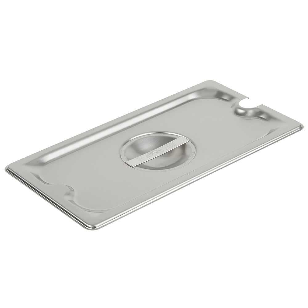 Vollrath 94300 Third-Size Steam Pan Slotted Cover, Stainless