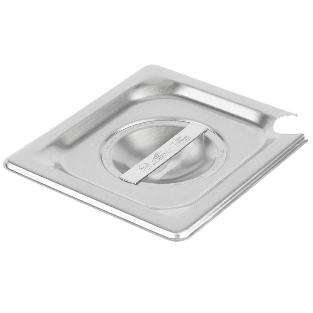 Vollrath 94600 Sixth-Size Steam Pan Slotted Cover, Stainless