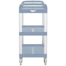 Vollrath 97004 3 Level Polymer Utility Cart w/ 300 lb Capacity, Raised Ledges thumbnail 4