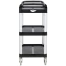 Vollrath 97006 3 Level Polymer Utility Cart w/ 300 lb Capacity, Raised Ledges thumbnail 4