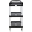 Vollrath 97007 3 Level Polymer Utility Cart w/ 300 lb Capacity, Raised Ledges thumbnail 4