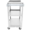 Vollrath 97120 3 Level Stainless Utility Cart w/ 300 lb Capacity, Raised Ledges thumbnail 4