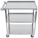 Vollrath 97121 3 Level Stainless Utility Cart w/ 300 lb Capacity, Raised Ledges thumbnail 4