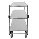Vollrath 97206 3 Level Stainless Utility Cart w/ 650 lb Capacity, Raised Ledges thumbnail 3
