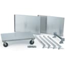 Vollrath 97326 3 Level Stainless Utility Cart w/ 400 lb Capacity, Raised Ledges thumbnail 2