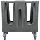 Vollrath ADC-4 40" Mobile Dish Caddy w/ (5) Columns - Plastic, Gray thumbnail 4