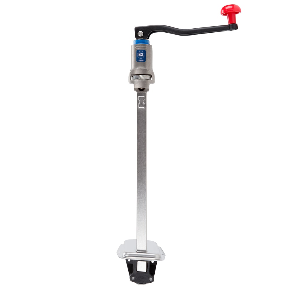 Vollrath BCO-5000 Heavy-Duty Manual Can Opener - 16" Bar Length, Blue Collar, Stainless
