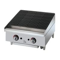 Vollrath CBGMD-24 24" Medium-Duty Gas Charbroiler w/ Reversible Grill Plates - Stainless Steel, Convertible thumbnail 3