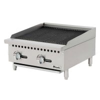 Vollrath CBGMD-24 24" Medium-Duty Gas Charbroiler w/ Reversible Grill Plates - Stainless Steel, Convertible thumbnail 4