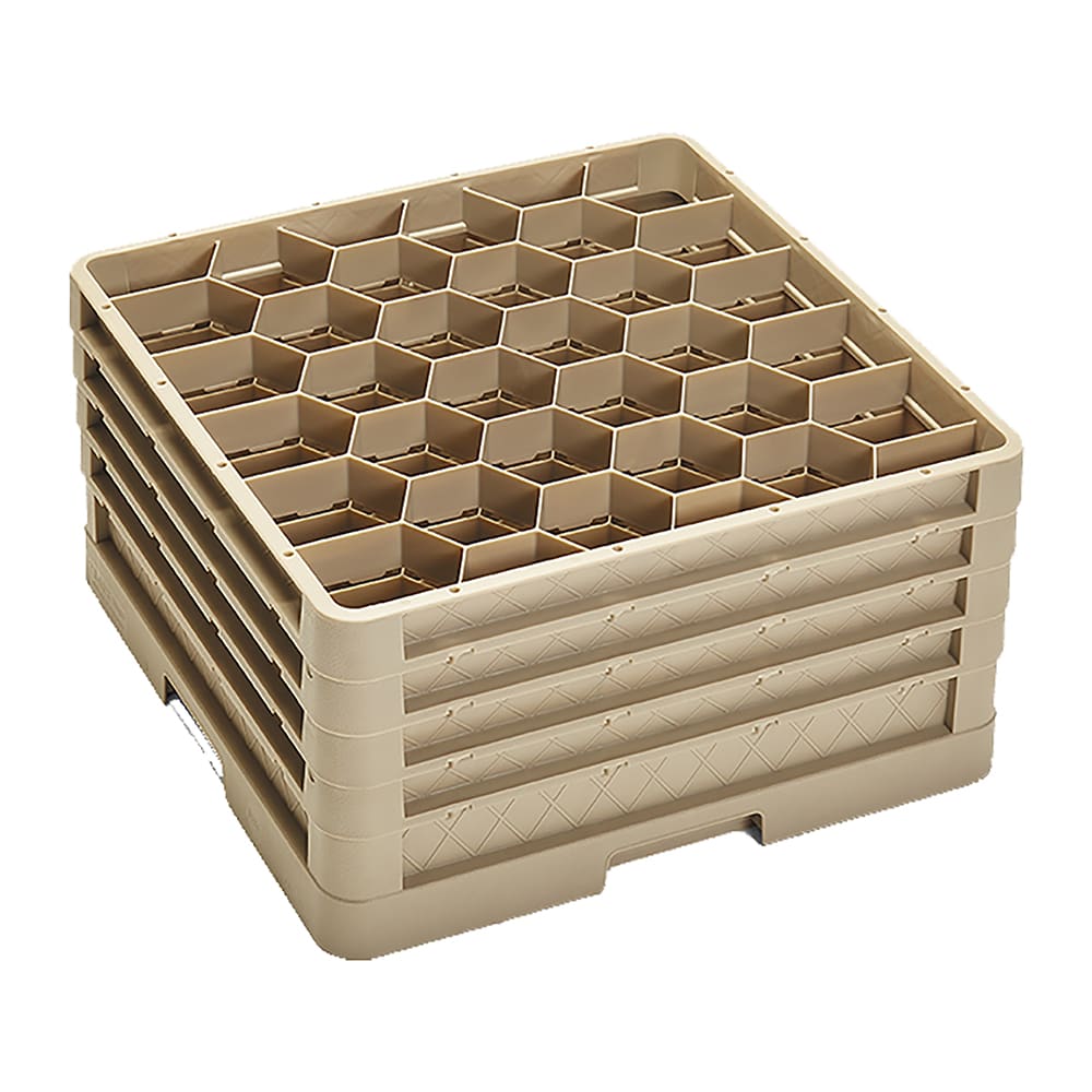 Vollrath CR12HHHH Traex® Rack Max Full Size Glass Rack w/ (30) Compartments - (4) Extenders, Beige