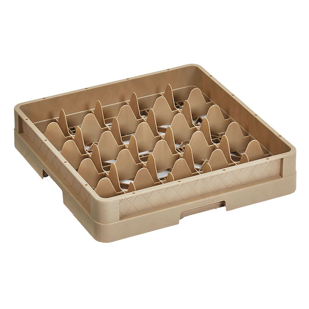 Vollrath CR6 Traex® Full Size Glass Rack w/ (25) Compartments - Beige