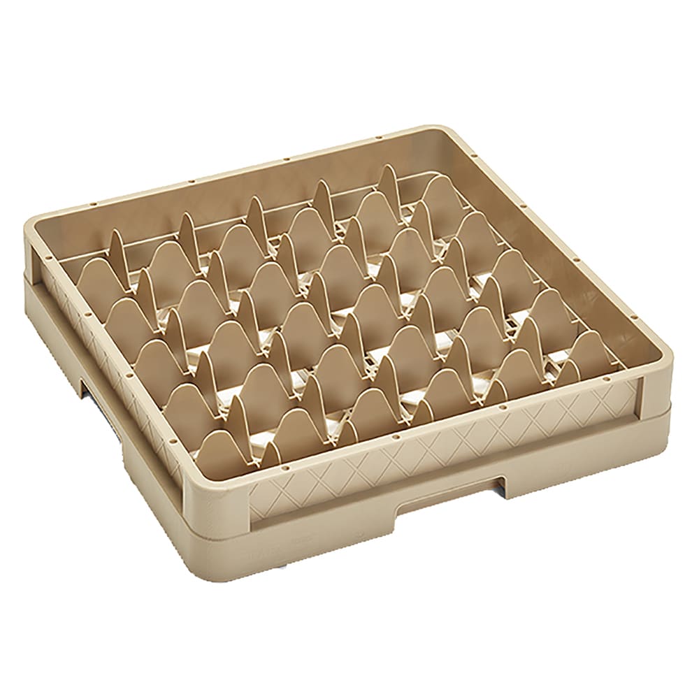 Vollrath CR7 Traex® Full Size Glass Rack w/ (36) Compartments - Beige