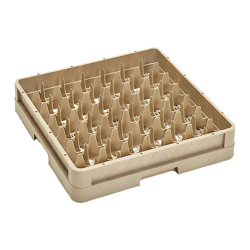 Vollrath CR9 Traex® Full Size Glass Rack w/ (49) Compartments - Beige