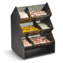 Vollrath CTC-3X2V Condiment Organizer w/ (6) Bins - Black thumbnail 2