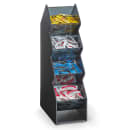 Vollrath CTC-4V 4 Section Condiment Organizer - 5 7/8" x 20 3/4", Plastic, Black thumbnail 2