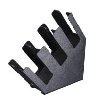 Vollrath CTCL-3B 3 Section Countertop Lid & Cup Organizer - Plastic, Black thumbnail 2