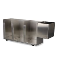 Vollrath CTL3 3 Section Lid Organizer - 12 1/2" x 5" x 8", Stainless thumbnail 3
