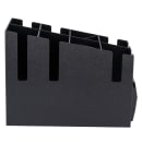 Vollrath CTNCLS-06 100 Napkin Dispenser w/ Cup, Lid, & Straw Organizer - 9" x 15 3/16", Plastic, Black thumbnail 4