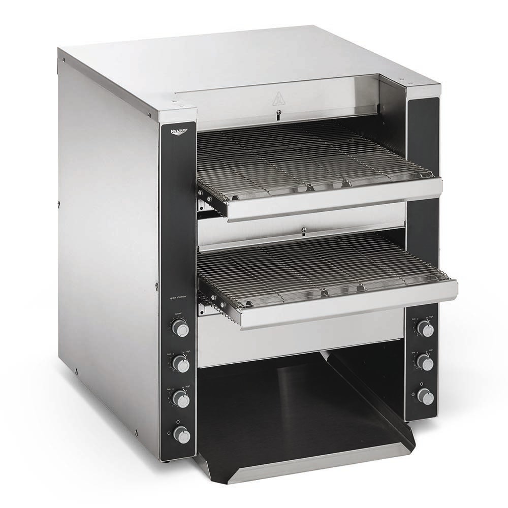 Vollrath CVT4-208DUAL Conveyor Toaster - 1100 Slices/hr w/ 1 1/2" to 3" Product Opening, 208v/1ph