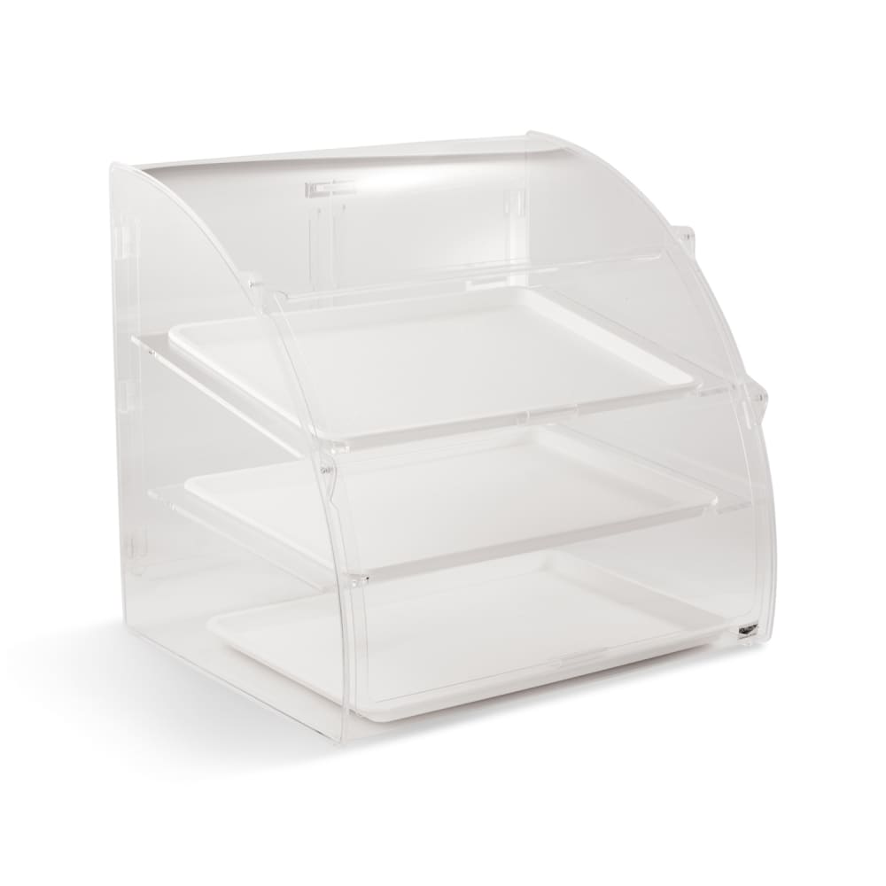 Vollrath ELBC-2 Curved-Front Pastry Display Case -  (3)18x26" Trays