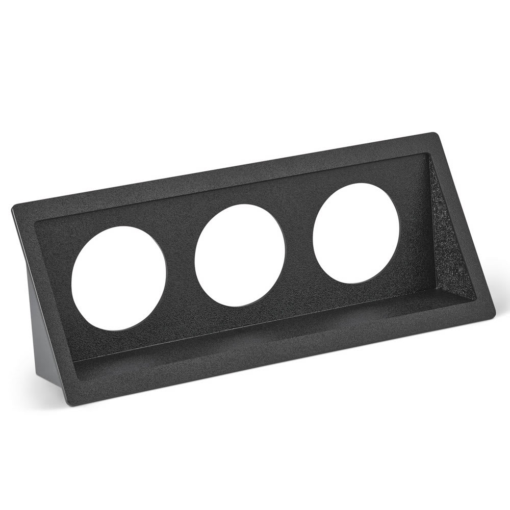 Vollrath FMF-3 6 Cylinder Flatware Holder - 10 1/8" x 16" x 12 5/8", Plastic, Black