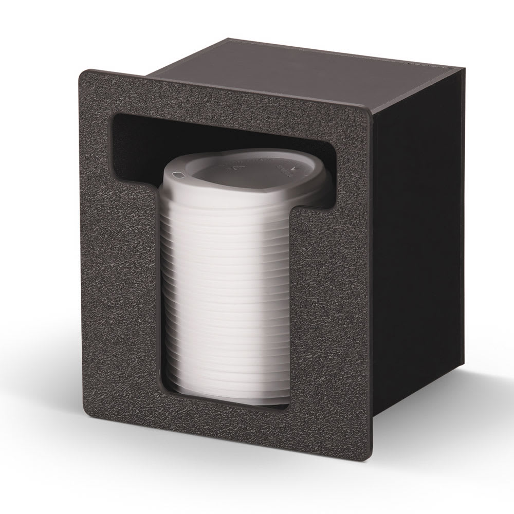 Vollrath FML-1 Lid Holder - In-Counter, Flush Mount, Black