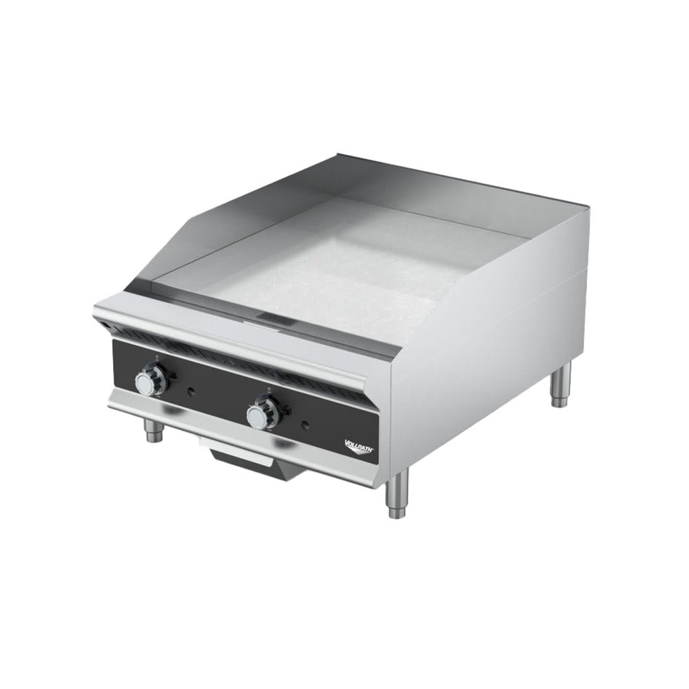 Vollrath GGHDM-24 24" Heavy-Duty Gas Griddle w/ Manual Controls - 1" Steel Plate, Stainless Steel, Convertible