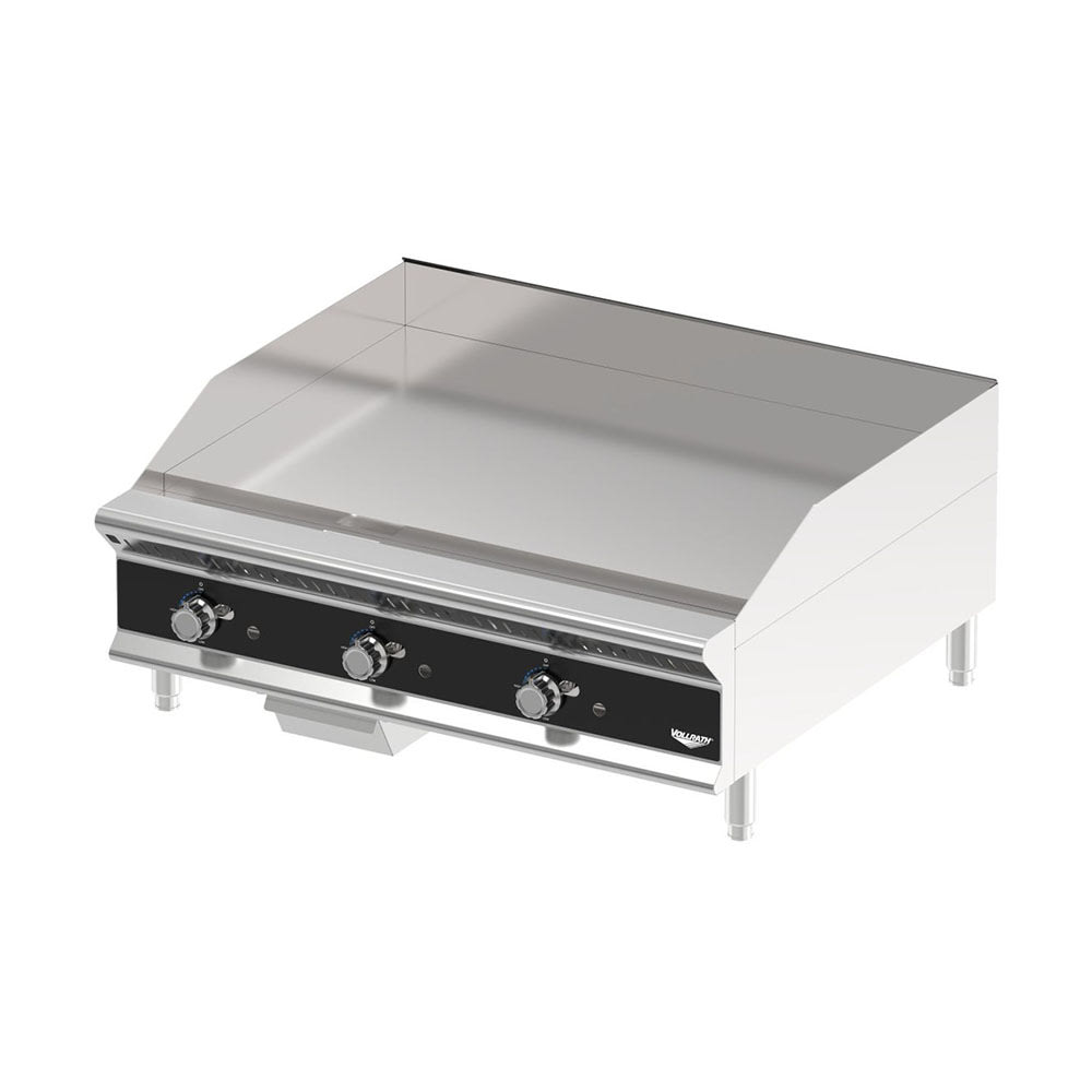Vollrath GGHDM-36 36" Heavy-Duty Gas Griddle w/ Manual Controls - 1" Steel Plate, Stainless Steel, Convertible
