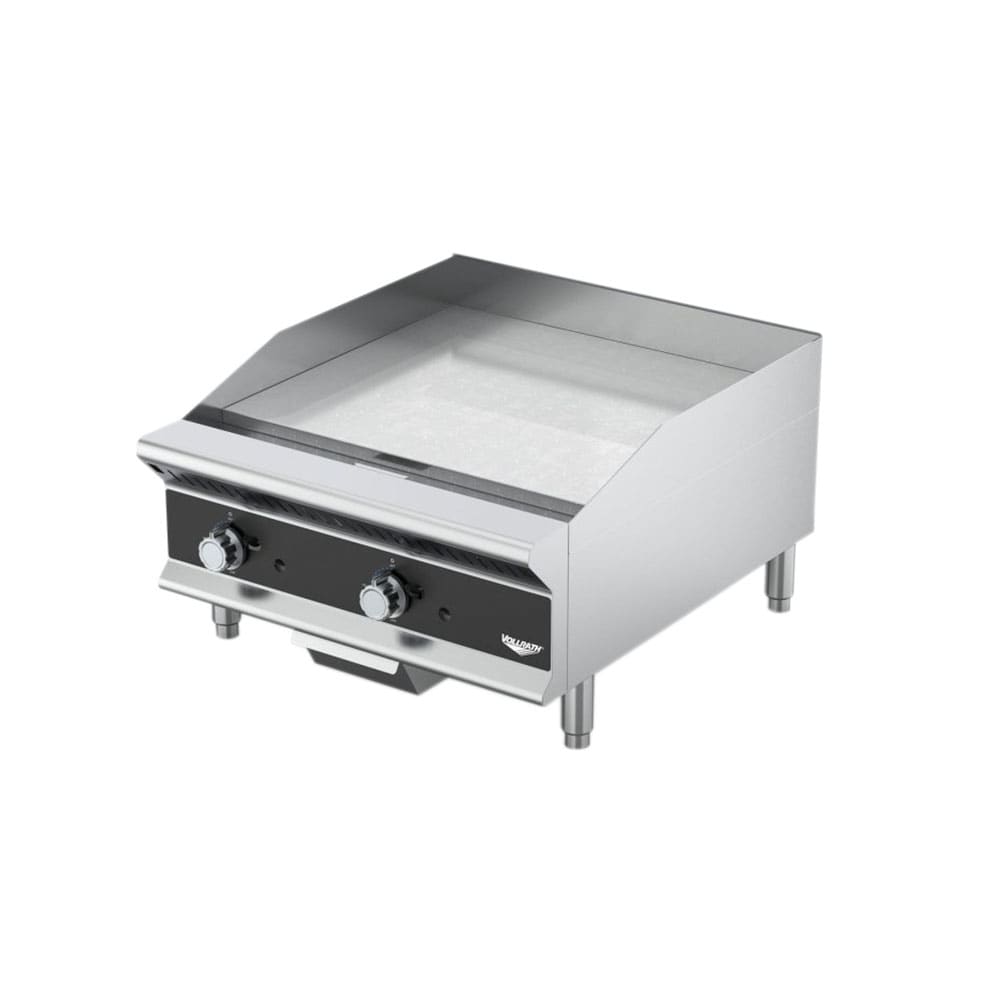 Vollrath GGMDM-24 24" Gas Griddle w/ Manual Controls - 3/4" Steel Plate, Convertible