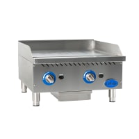 Vollrath GGMDM-24 24" Gas Griddle w/ Manual Controls - 3/4" Steel Plate, Convertible thumbnail 3
