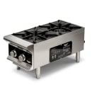 Vollrath HPG2-12 12" Countertop Manual Gas Commercial Hotplate - Convertible thumbnail 2