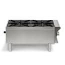 Vollrath HPG2-12 12" Countertop Manual Gas Commercial Hotplate - Convertible thumbnail 4