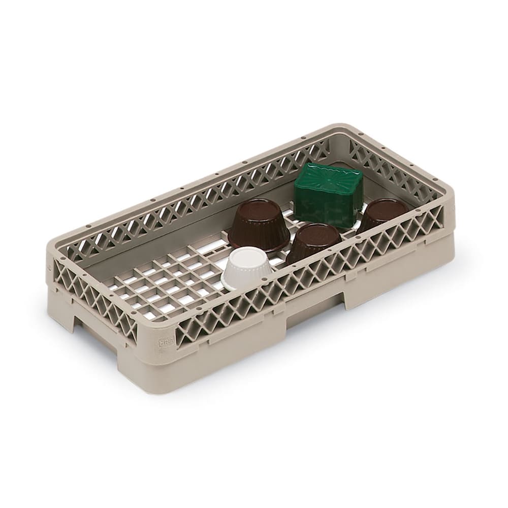 Vollrath HR1A Dishwasher Open-Rack - Half-Size, (1)Extender, Plastic, Beige