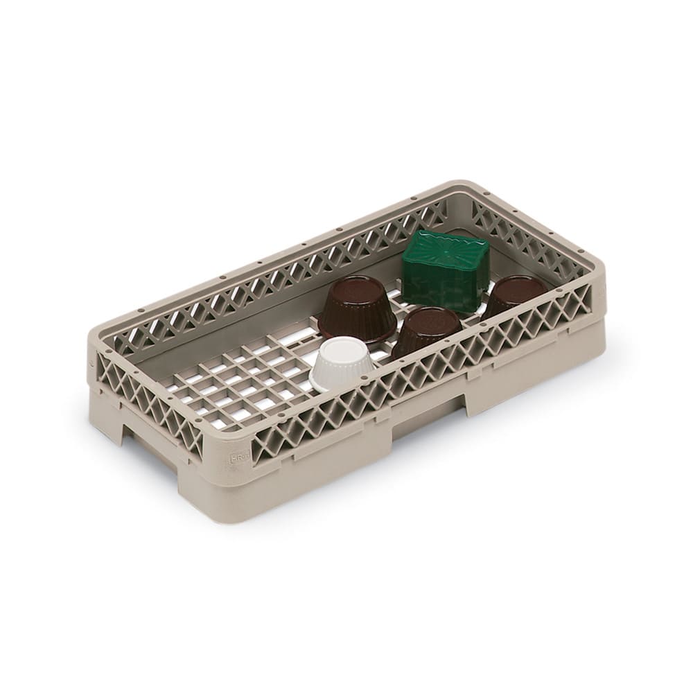 Vollrath HR1AAAA Dishwasher Open-Rack - Half-Size, (4)Extenders, Plastic, Beige