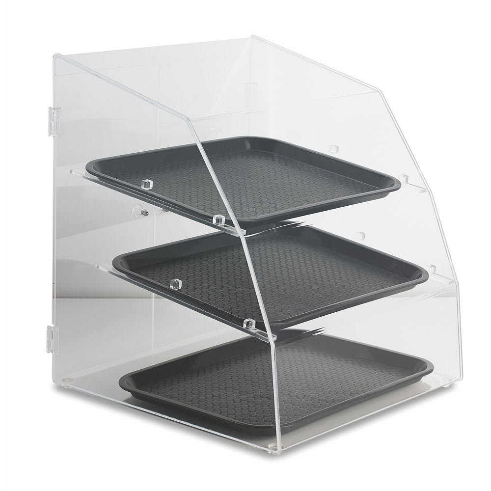 Vollrath LBC1418-3R-06 Curved-Front Pastry Display Case -  (3)14x18" Trays