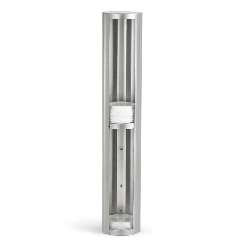 Vollrath LD2-2 2 Tier Lid Dispenser for 4 1/8" Lids, Stainless